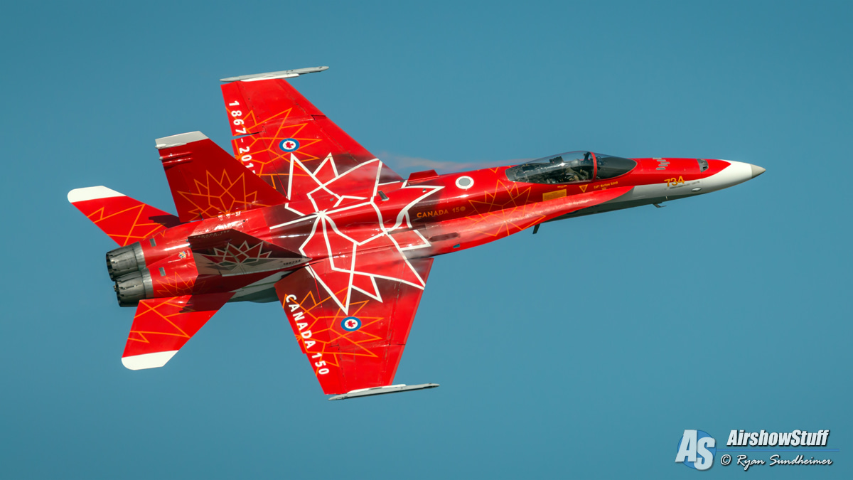 Canadian Forces CF18 Demonstration Team 2024 Schedule Released