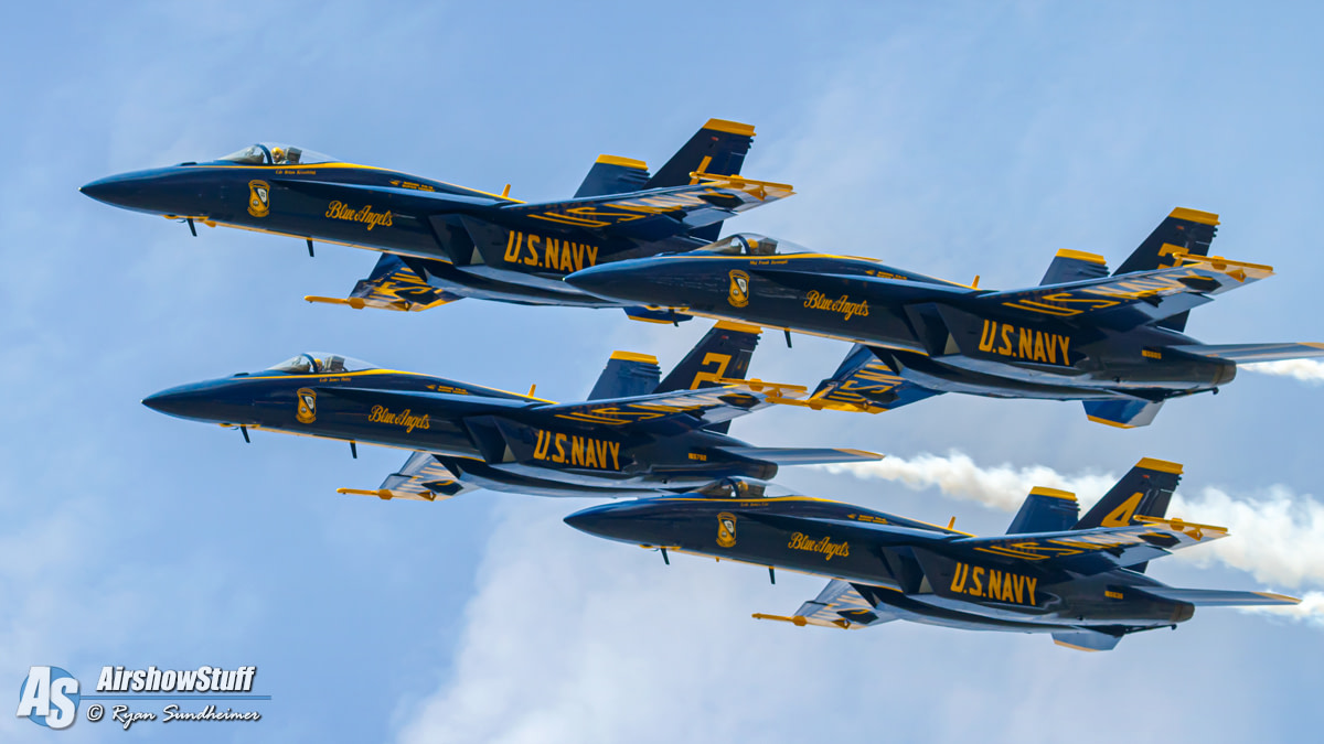 US Navy Blue Angels Preliminary 2025 Airshow Schedule Released