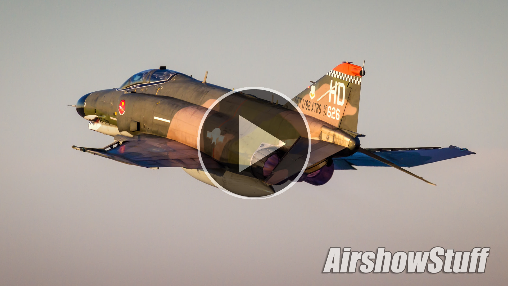 F-4 Phantom II Twilight Takeoff - EAA AirVenture 2015